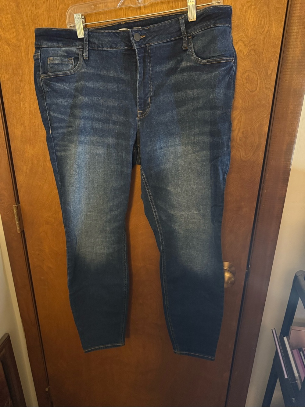 Old Navy Dark Blue Rockstar Super Skinny Jeans